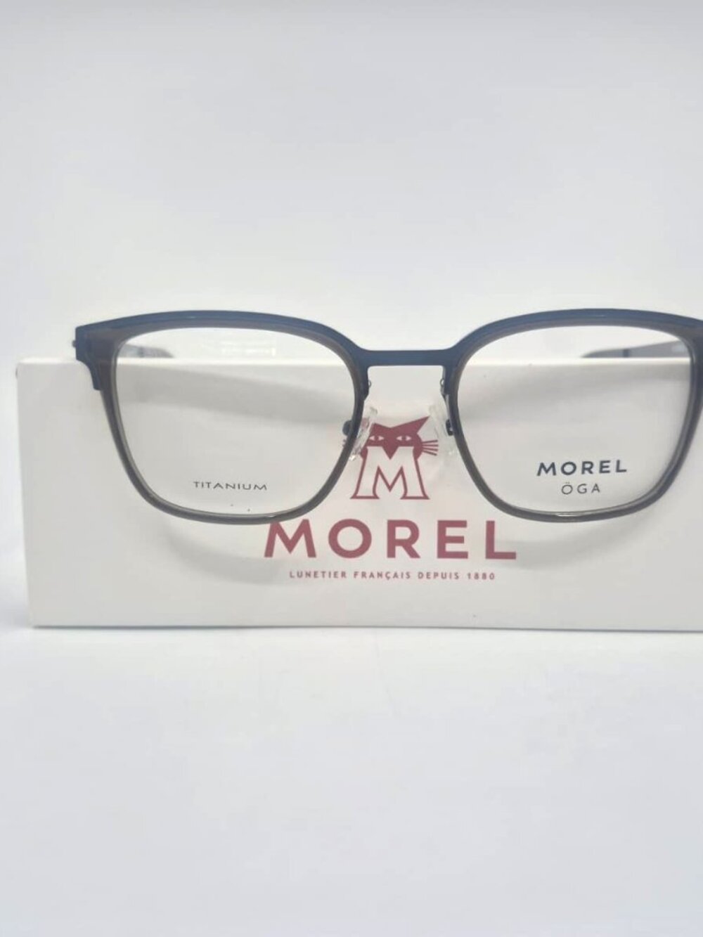 MOREL Oga 10199O NV05 53mm Dark Green and Black New Eyeglasses Made in France
